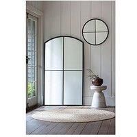 Dalton Extra Large Arched Leaner Mirror  Black