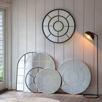 Gallery Heath Arch Wall Mirror  Black