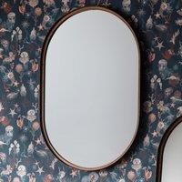 Jasper Medium Elipse Wall Mirror  Bronze