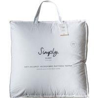 Microfibre Topper Mattress Topper White