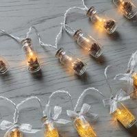 Crossland Grove Sparks 10 LED String w/ Pinecones In Jars L1300mm