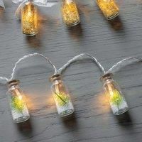 Crossland Grove Gardena 10 LED String w/ Pine Trees In Jars L1300mm