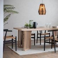 Loma Large Dining Table Brown