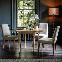 Chester Round Dining Table Brown