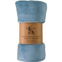 Kiburn & Scott Rolled Flannel fleece Throw