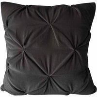 Crossland Grove Opulent Velvet Cushion Charcoal 450x450mm