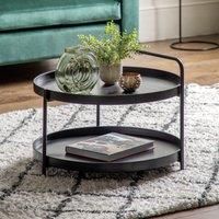 Crossland Grove Malmo Coffee Table Black 65 X 65 X 50Cm