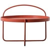 Crossland Grove Melton Coffee Table Red 65 X 65 X 50Cm