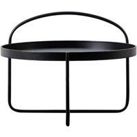 Crossland Grove Melton Coffee Table Black 65 X 65 X 50Cm