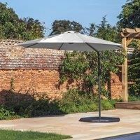 Gallery Grey Vazzano Garden Outdoor Parasol - Base not included