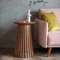 Crossland Grove Brooklyn Slatted Side Table