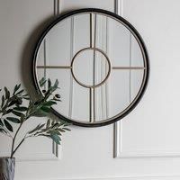 Rocca Mirror Black and Gold - Small
