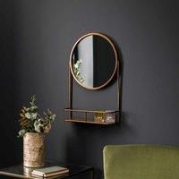 Gallery Direct Eccleston Mirror Bronze 420X110X630Mm