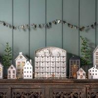Crossland Grove House Scene Advent Calendar 37x8.5x36cm