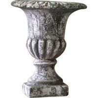 Gallery Direct Ozette Urn Aged 300x300x395mm, White