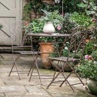 Gallery Direct Mitchum 2 Seater Bistro Set Noir