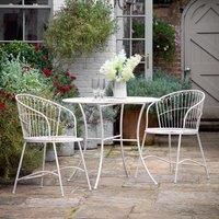 Gallery Siracusa 2 Seater Bistro Set Vanilla