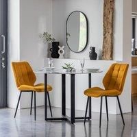 Crossland Grove Cobtree Dining Chair Saffron 2Pk
