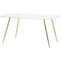 Crossland Grove Lilem Dining Table White Effect 1600X900X750Mm