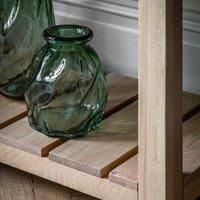Gallery Direct Columbus Vase Small Green 175x175x215mm, Green