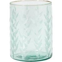 Gallery Direct Denver Vase Small RecycLED Green 125x125x145mm, Green