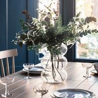Gallery Direct Auburn Vase Tall Clear 210x210x300mm