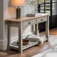 Crossland Grove Emory 2 Drawer Console Prairie, Brown