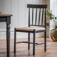 Gallery Pair Of Eton Dining Chairs - Oak/Blue