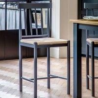 A Pair of Eton Bar Stool - Meteor