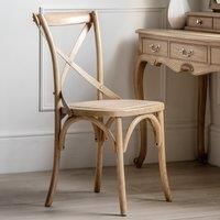 Gallery Direct A Pair of Cafe Natural Dining Chair - Rattan Seat