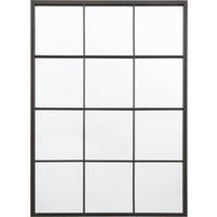 Chafford Large Black Rectangular Mirror