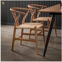Gallery Direct Tokala Chair Natural 2Pk