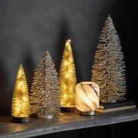 Gallery Brush Tree 20 Led Lights Gold