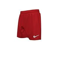 NIKE Boy/'s 4" Volley Short Swimsuit, University Red, 8 Years UK