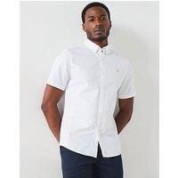 Farah Mens Brewer Ss Bd Oxford Shirt - Short Sleeve