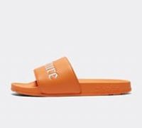 Juicy Couture Womens Carmen Collegiate Slide - Orange - Size 4