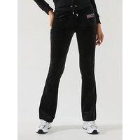 Juicy Couture Impact Lisa Low Rise Diamante Joggers - Black