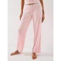 Juicy Couture Vicky Rib Flare Lounge Trouser - Pink