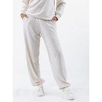 Juicy Couture Velour Elasticated Joggers - Beige