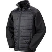 Result Mens Black Compass Padded Soft Shell Jacket / N/A N/A PC3326