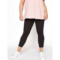 Yours Curve Womens  Cotton Essential Cropped Leggings