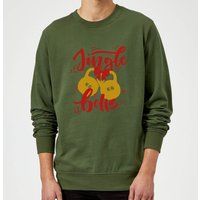 Jingle (Kettle) Bells Sweatshirt - Forest Green - XXL