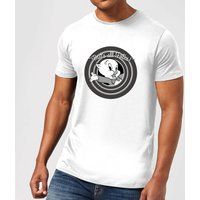 Looney Tunes That's All Folks Porky Pig Men's T-Shirt - White - L