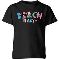 My Little Rascal Beach Baby Kids' T-Shirt - Black - 9-10 Years - Black