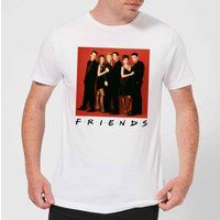 Friends Character Pose Men's T-Shirt - White - L