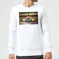 Friends Central Perk Coffee Sign Sweatshirt - White - S - White