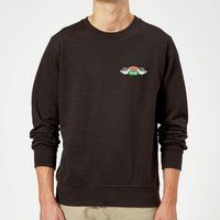 Friends TV Comedy Central Perk Coffee Cups Black Sweatshirt Jumper Size S-5XL