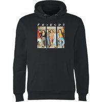 Friends Retro Character Shot Hoodie - Black - S