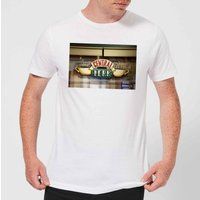 Friends Central Perk Coffee Sign Men's T-Shirt - White - 5XL