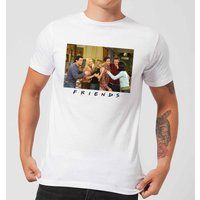 Friends Cast Shot Men's T-Shirt - White - 5XL
